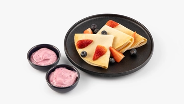 Блины "Сказочный лес" с&nbsp;брусничной сгущенкой