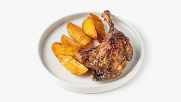 Изображение товара Утиная ножка Конфи с картофелем по-деревенски, французская кухня