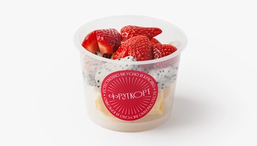 Изображение товара Фруктовый микс в стаканчике 170 г ВкусВилл натуральный полезный перекус