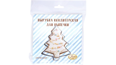 Форма-вырубка для теста Елка 1 шт Парфе Декор