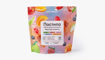 Ассорти из яблочной пастилы "Фруктово-ягодное"