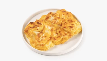 Гратен картофельный с&nbsp;моцареллой, чеддером и&nbsp;пармезаном