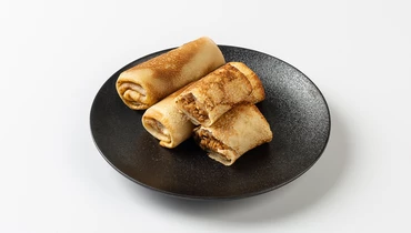 Блины со сгущёнкой и арахисом (3 шт)