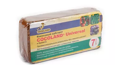 Изображение товара Субстрат кокосовый Cocoland Universal в брикетах (7л)