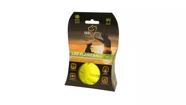 Изображение товара DUVO+ Интерактивный светящийся мяч для собак 6.3 см желтый