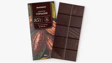 Шоколад горький 85%, 90 г