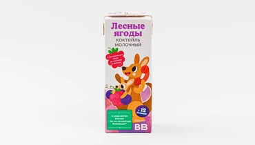Коктейль детский молочный «Лесные ягоды» 2,5%