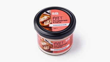 Риет из горбуши и кеты классический, 100 г