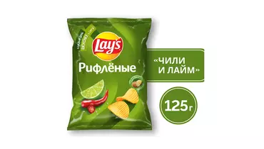 Изображение товара Чипсы картофельные Lay's рифленые с микс чили лайм 125 г