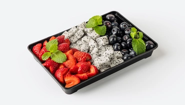 Фруктовый микс (голубика, питахайя, клубника)