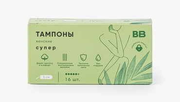 Тампоны женские Супер, 16 шт