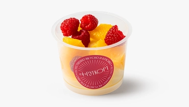 Фруктовый микс (дыня, апельсин, малина), 170 г