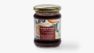 Варенье "Домашнее" брусника - апельсин