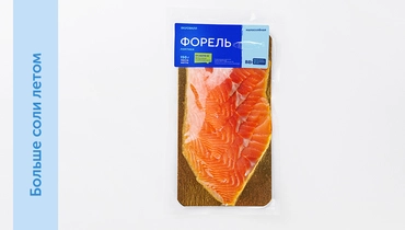 Форель малосоленая ломтики, 150 г
