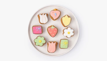 Пряники-мини "Цветочное послание" в&nbsp;банке