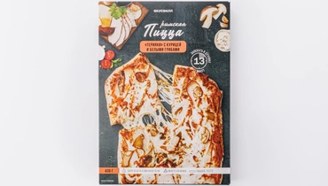 Пицца римская "Терияки" с курицей и белыми грибами, зам.