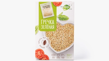 Крупа "Зелёная гречка", пакетики