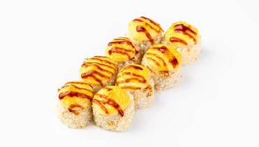 Запеченный ролл с&nbsp;огурцом в&nbsp;кунжуте