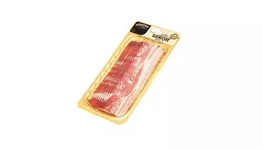 Изображение товара Сырокопченый свиной бекон Егорьевская ФКГ 100 г нарезка