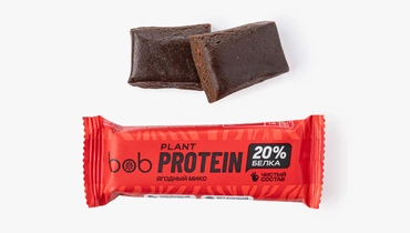 Изображение товара Протеиновый батончик Ягодный микс с пребиотиками и сублимированными ягодами