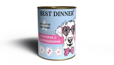 Изображение товара Влажный корм для собак BEST DINNER Vet Profi Exclusive Gastro Intestinal 340 г