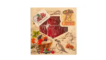 Изображение товара Натуральный мармелад с брусникой 300 г ручной работы