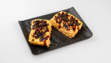 Изображение товара Салат Запеченный с крабом - острый японский суши-салат с сырной шапкой