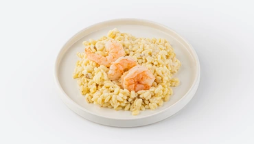 Паста "Ризони Фьордимонте" с креветками и ароматом трюфеля