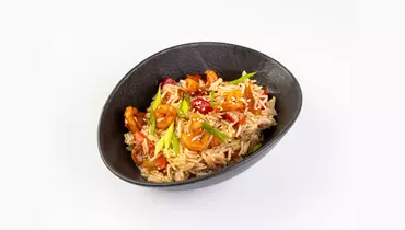 Рис с&nbsp;креветкой в&nbsp;соусе терияки