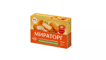 Изображение товара Наггетсы куриные Мираторг классические 250 г вкусные и сочные
