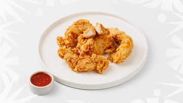 Куриное филе в хрустящей корочке с кисло-сладким соусом