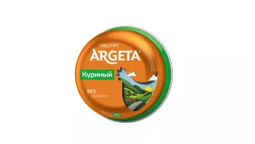 Изображение товара Паштет Argeta куриный 95 г - натуральный и вкусный перекус