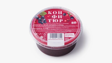 Конфитюр из смородины и клюквы