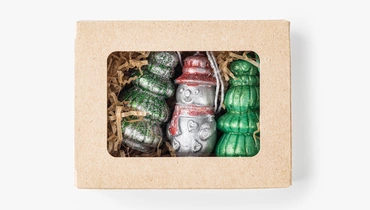 Набор свечей декоративных "Елочные игрушки", 3 шт