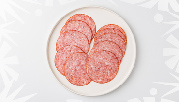 Колбаса Сервелат Мускатный, нарезка