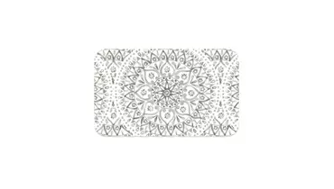 Изображение товара Коврик под миски TARHONG Boho Medallion 48х29 см бежевый с рисунком