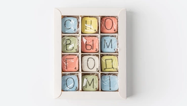 Изображение товара Набор из пряников "Игра-Слова" (12 шт)