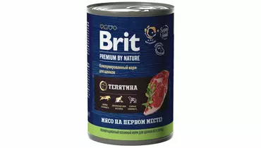Изображение товара BRIT Premium by Nature Dog Puppy&Junior влажный корм для щенков 410 г