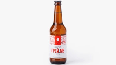 Изображение товара Сидр Грей. Ме полусухой игристый 450 мл - освежающий напиток для любого повода