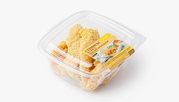 Стрипсы из мяса цыплят-бройлеров в панировке, зам.