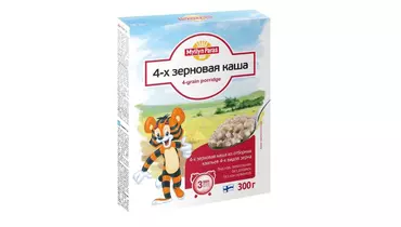 Каша Myllyn Paras Тигренок 4-х зерновая б/п 3 мин 300 г