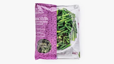 Изображение товара Замороженная стручковая фасоль ВкусВилл 400 г свежезамороженная