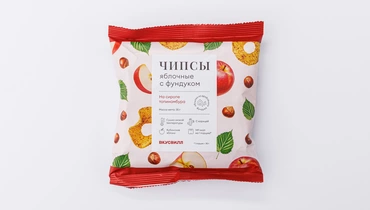 Чипсы яблочные с фундуком