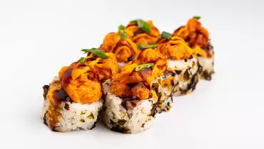 Вулкан ролл с&nbsp;лососем