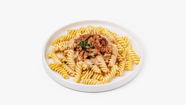 Изображение товара Паста фузилли с говядиной и соусом Демиглас — вкусное блюдо