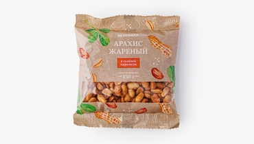 Изображение товара Арахис жареный в соленой карамели ВкусВилл 150 г - лакомство и топпинг для десертов