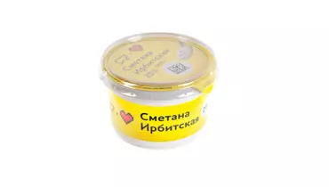 Изображение товара Сметана Ирбитский Молочный Завод Ирбитская 20% 200&nbsp;г