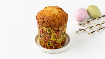 Кулич "Творожно - апельсиновый", бездрож.