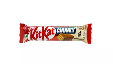 Изображение товара Шоколадный батончик KitKat с хрустящей вафлей и арахисовым маслом 40г