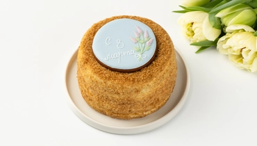 Торт "Открытка" медово-сметанный, 270 г